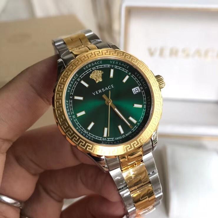green versace watch