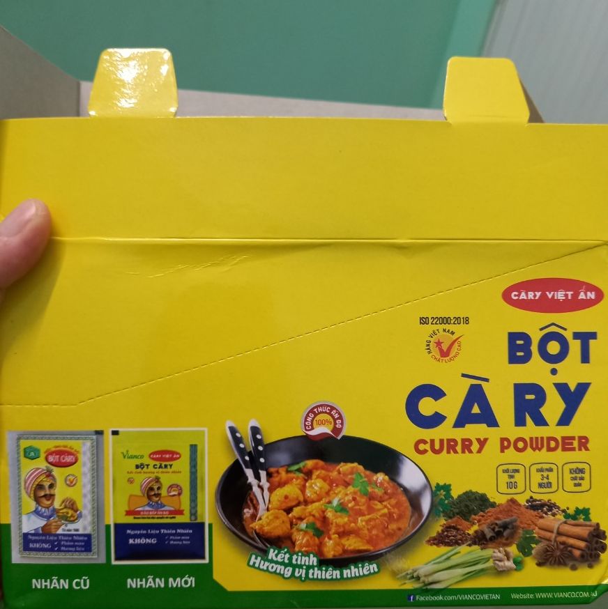 2 GÓI BỘT CÀ RI VIANCO VIỆT ẤN (10 GAM/GÓI)