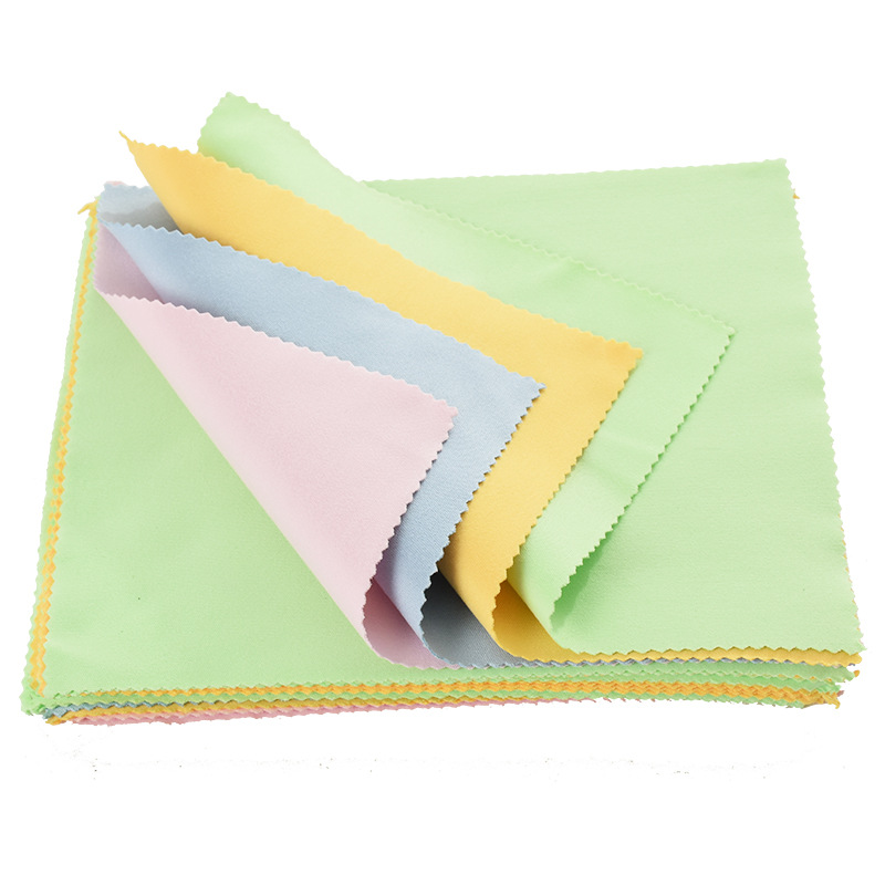 Combo 3 khăn lau mắt kính kích thước 13x13cm mềm mịn, không gây trầy xước