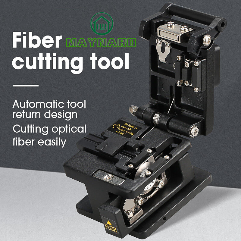 Fiber Cleaver High Precision FTTH Optic Fiber Cutter With Shatter
