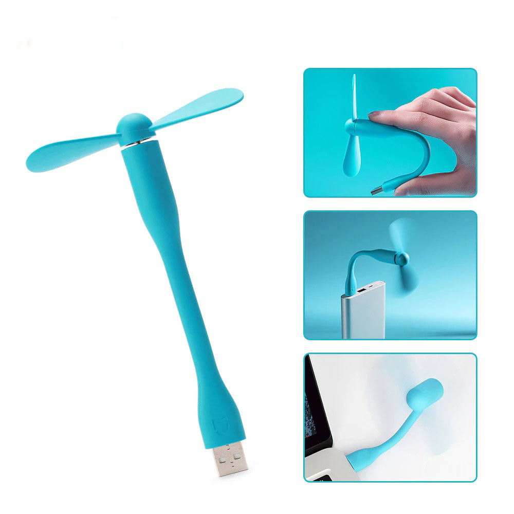 Combo 2 Quạt USB mini 2 cánh rời siêu mát - Quạt 2 cánh usb (giao màu ngẫu nhiên)