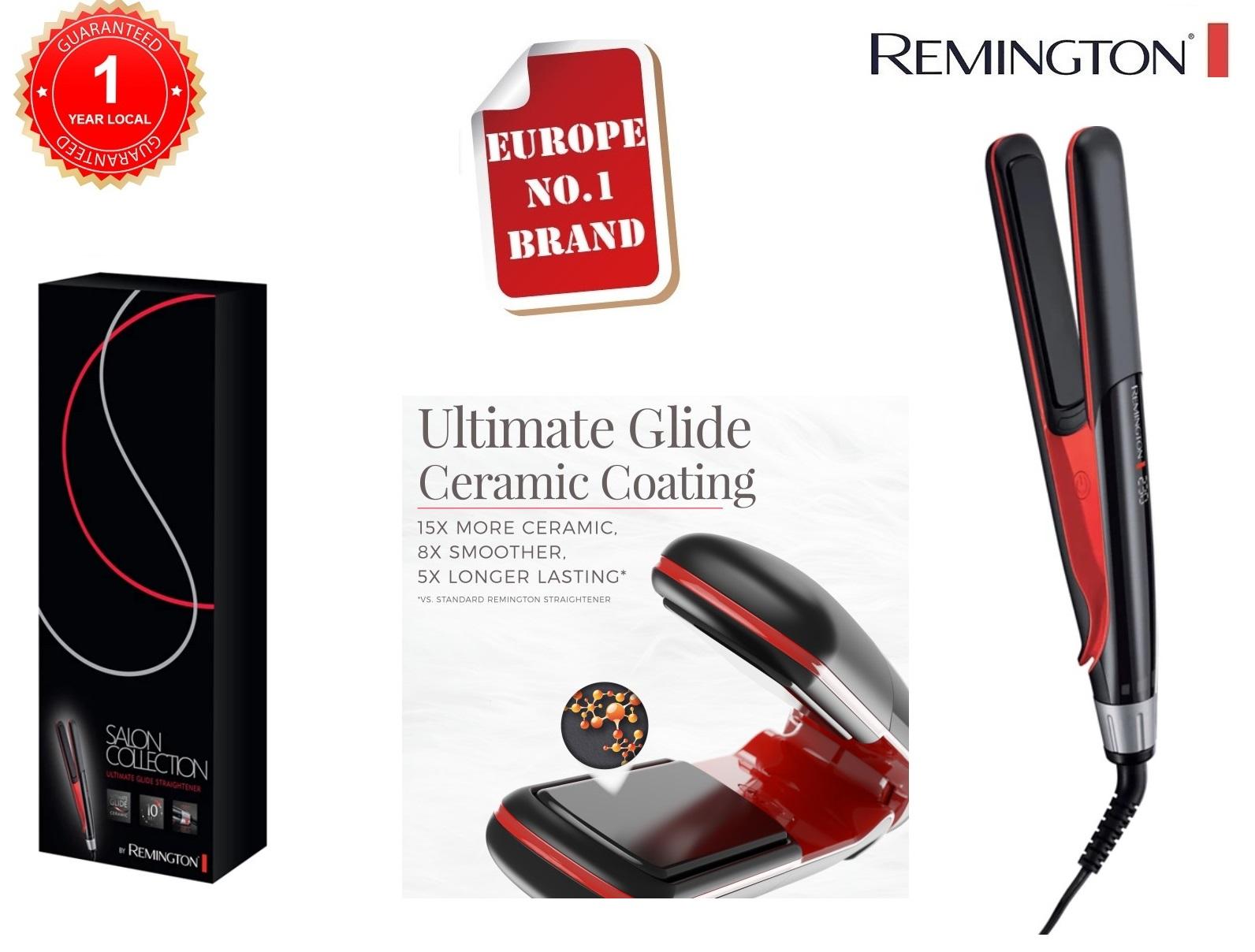 Remington - Black and red 'Salon Collection Ultimate Glide' hair  straightener S9700 [ 1 YR SG WARRANTY ] | Lazada Singapore