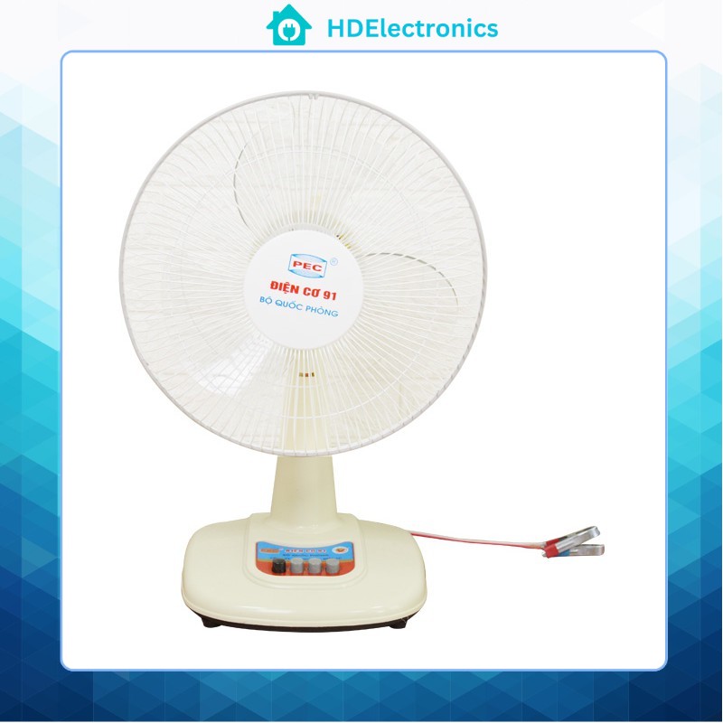 Quạt tích điện - điện cơ 91 qb-300/aqt có tuốc năng-hàng chính hãng