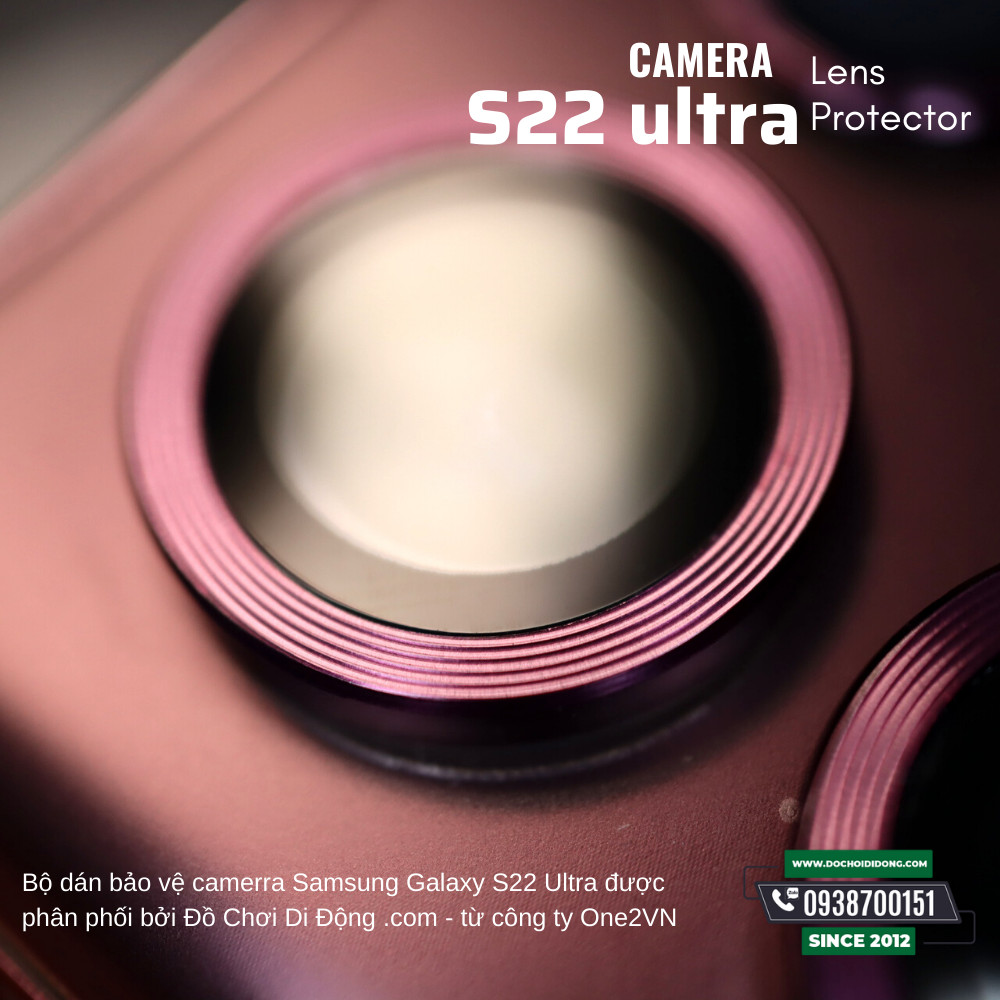 Miếng Dán Cường Lực Camera Samsung S22 Plus Ultra Zeelot