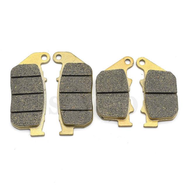 ♂✵ motorcycle front rear brake pads for harley davidson xl 883 l low 2004-2010 xl883l xl883 c sportster custom 2004-2010 xl883c