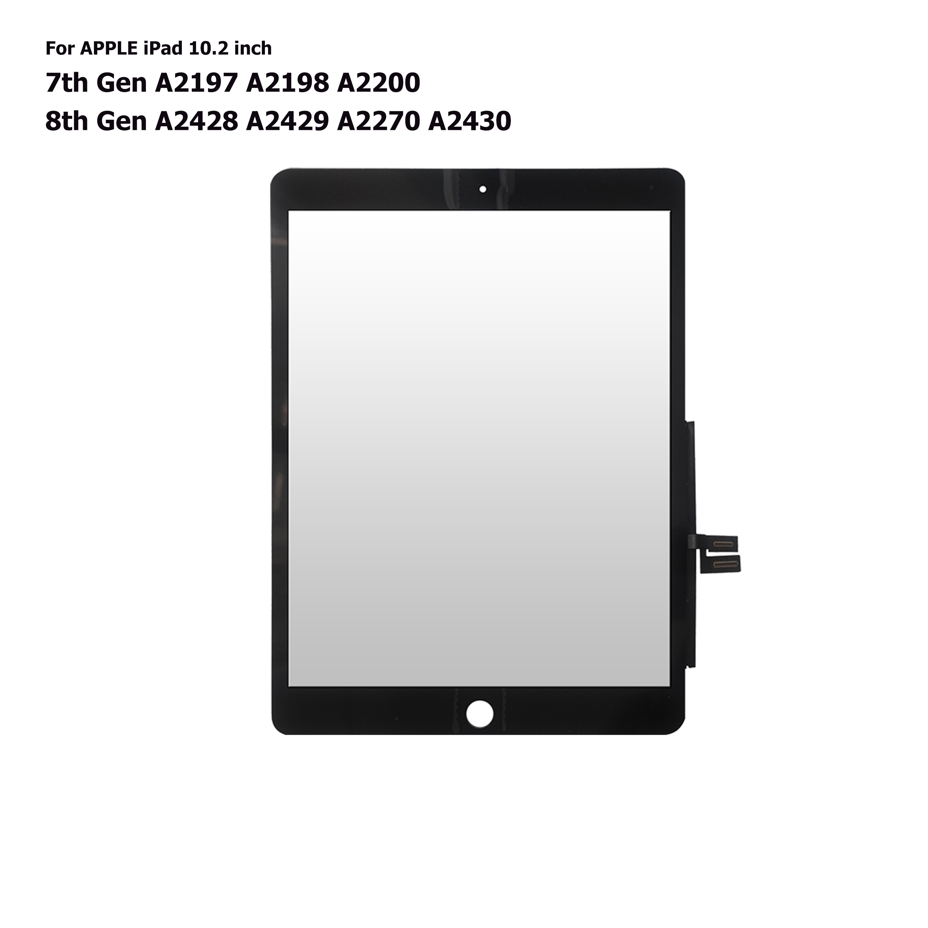 10.2 LCD Screen Replacement Display Digitizer for iPad 7th 8th 9th Gen  (A2197 A2198 A2200 A2270 A2428 A2429 A2430 A2602 A2603 A2604 A2605) for  iPad