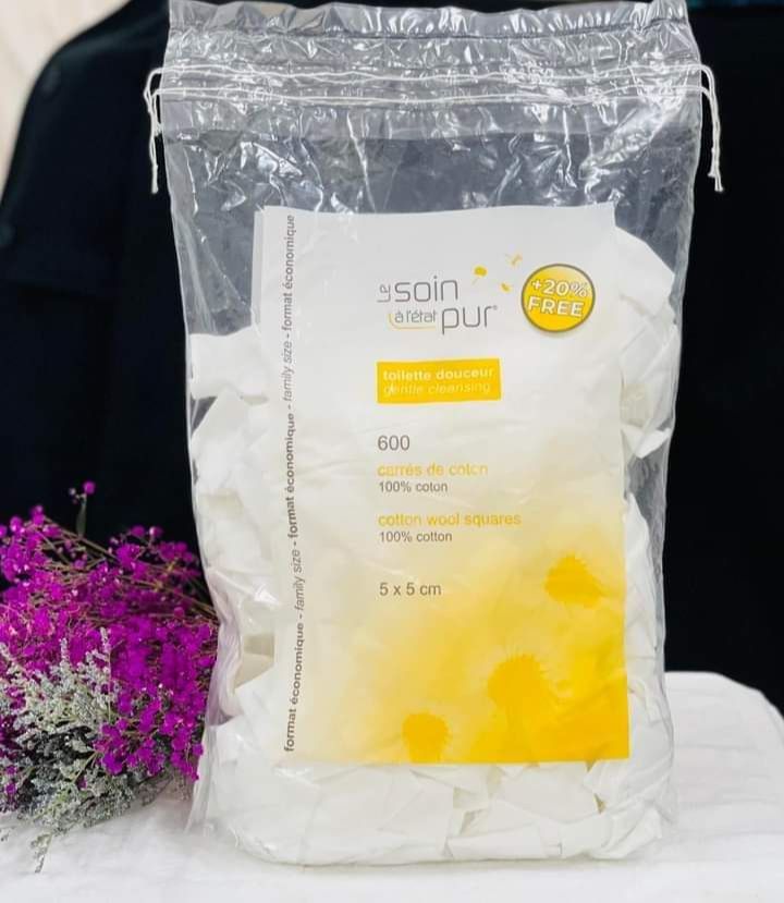 Bông tẩy trang TETRA pháp 600 miếng