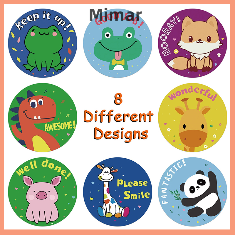 🔥🔥🔥 500pcs Animals cartoon Stickers for kids toys sticker teacher reward sticker