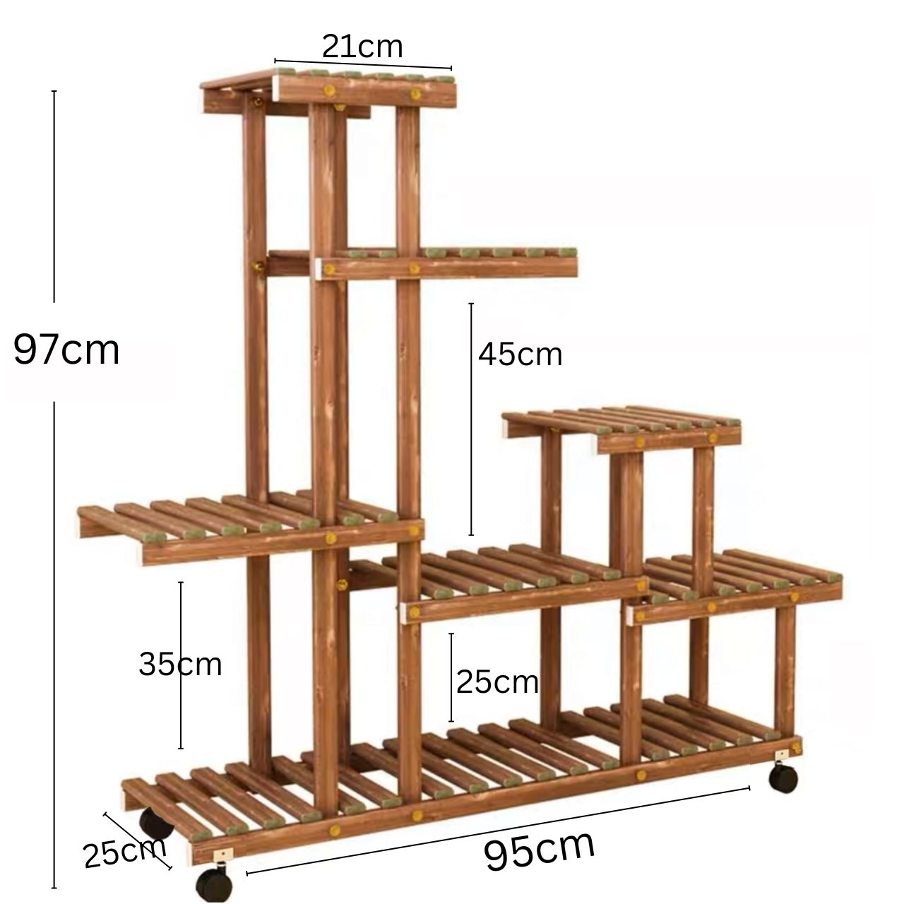 Plant Rack Plant Stand Wooden Plant Self Flower Rack For Indoor Outdoor