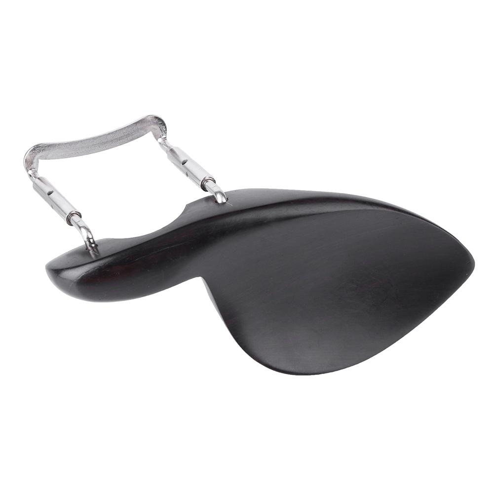 1Pcs Ebony Wood Fiddle Chin Rest Chinrest For 3/4 4/4 Violin Black High Quality Musical Instruments Violin Parts Accessories