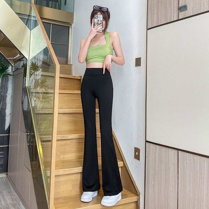 Mùa xuân, mùa hè, co giãn, bó sát cao cấp, ôm, mắt cá chân đẹp hơn, quần, áo khoác, quần