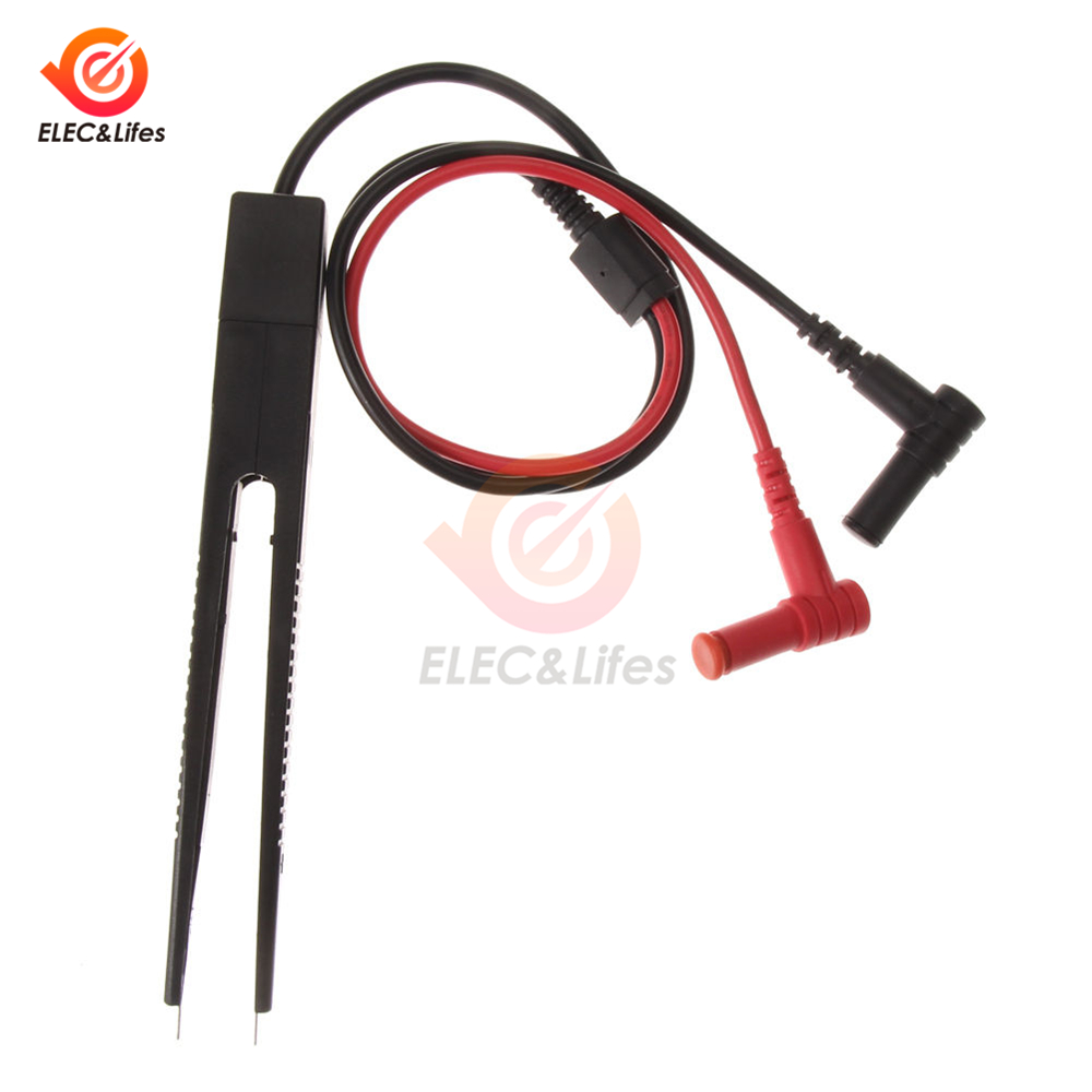 【New design】Digital Multimeter SMD Tester Inductor Test Clip Car Multimeter Probe Lead Tweezers for Inductance Resistor Multimeter. 