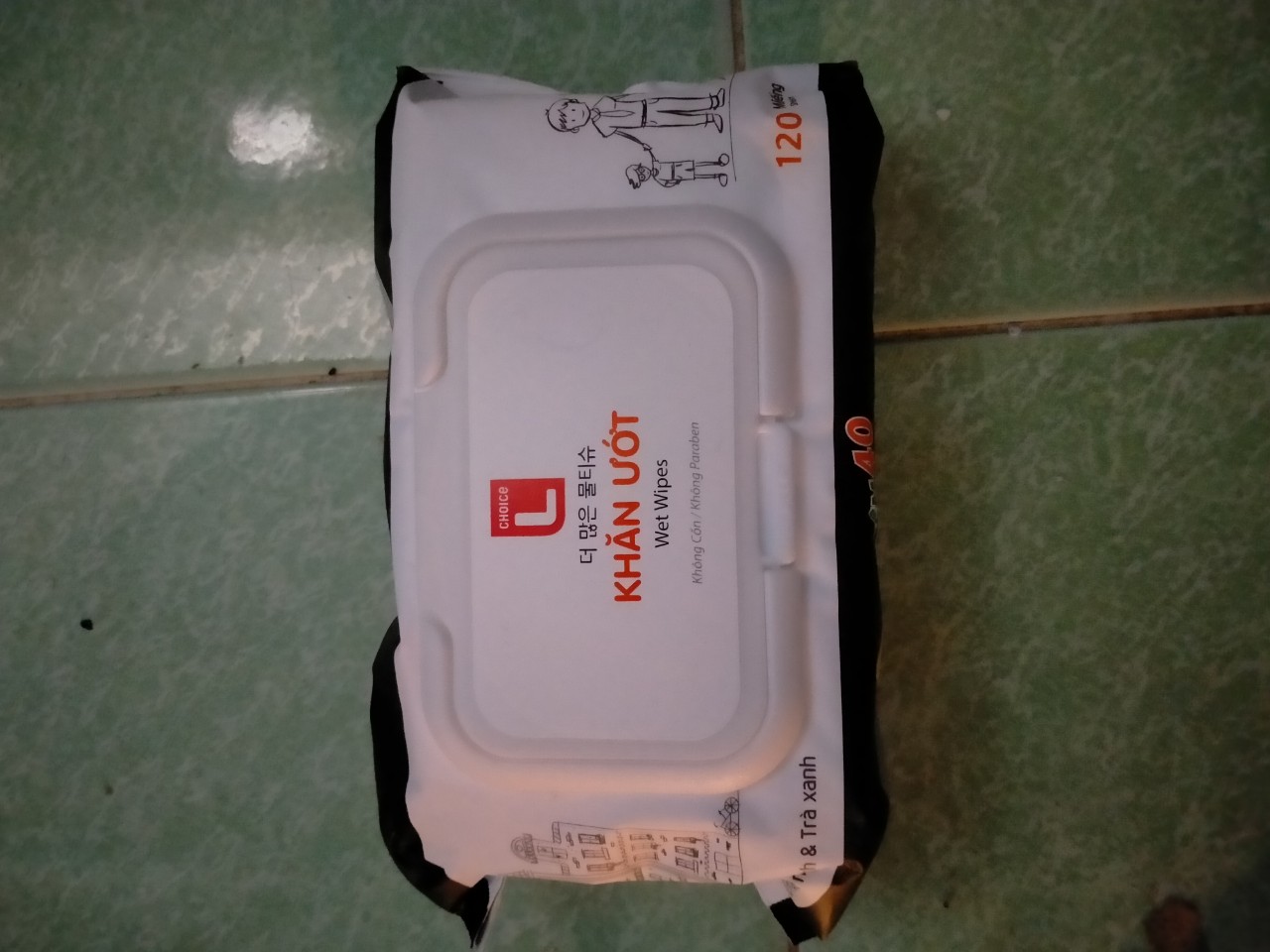 Khăn giấy ướt lotte 120 tờ cao cấp