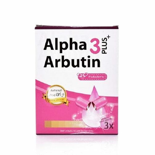Viên bột kích trắng alpha arbutin 3 plus - thái lan