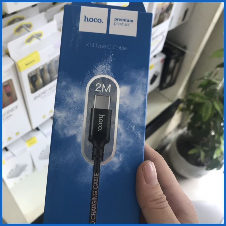 Dây Sạc Nhanh Hoco X14 Dây Dù cho Iphone/Ipad/Androi/TypeC  1M/2M