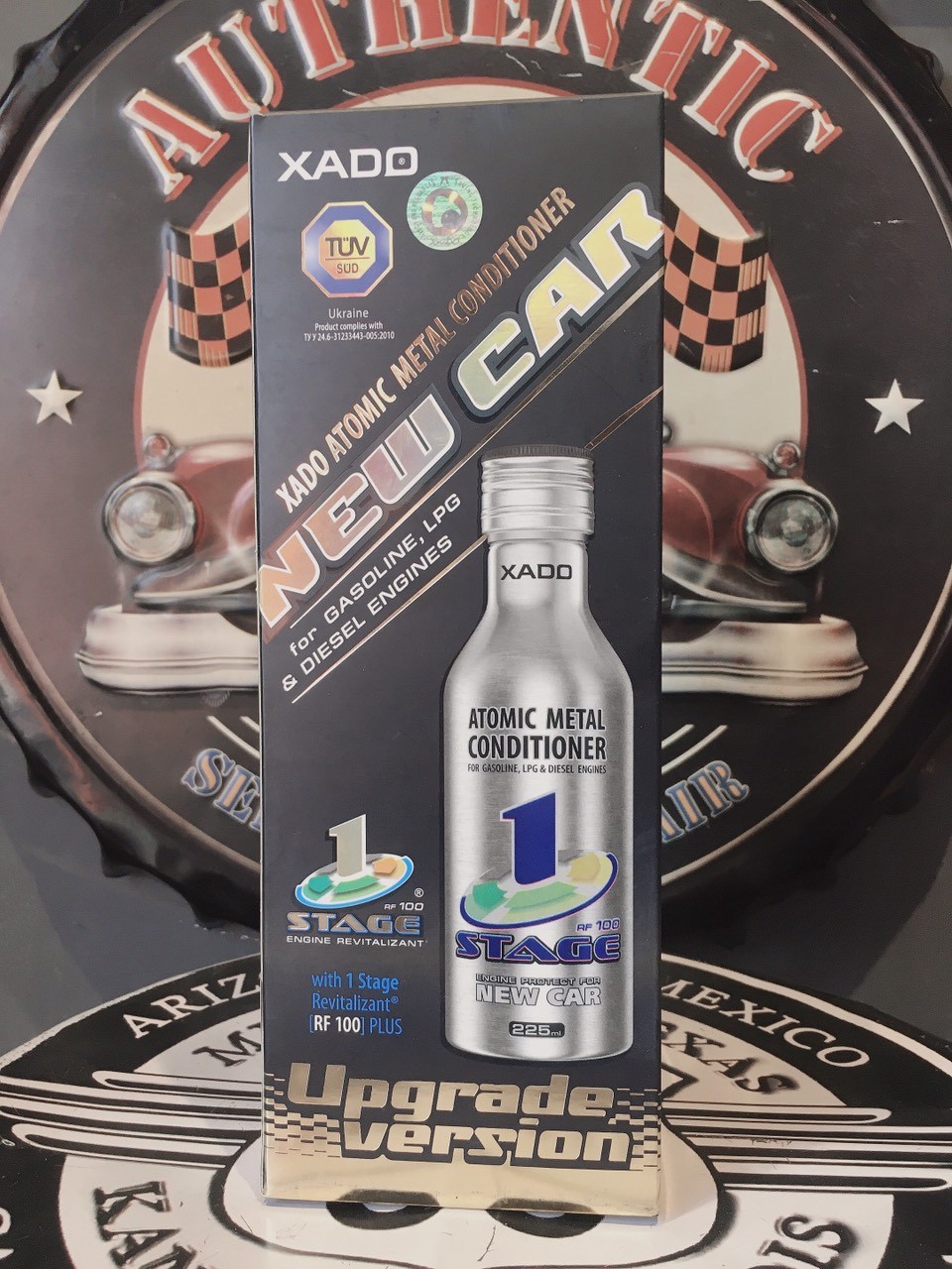 Phụ gia khôi phục động cơ xe Xado Atomic metal conditioner 1 Stage New Car 225ml