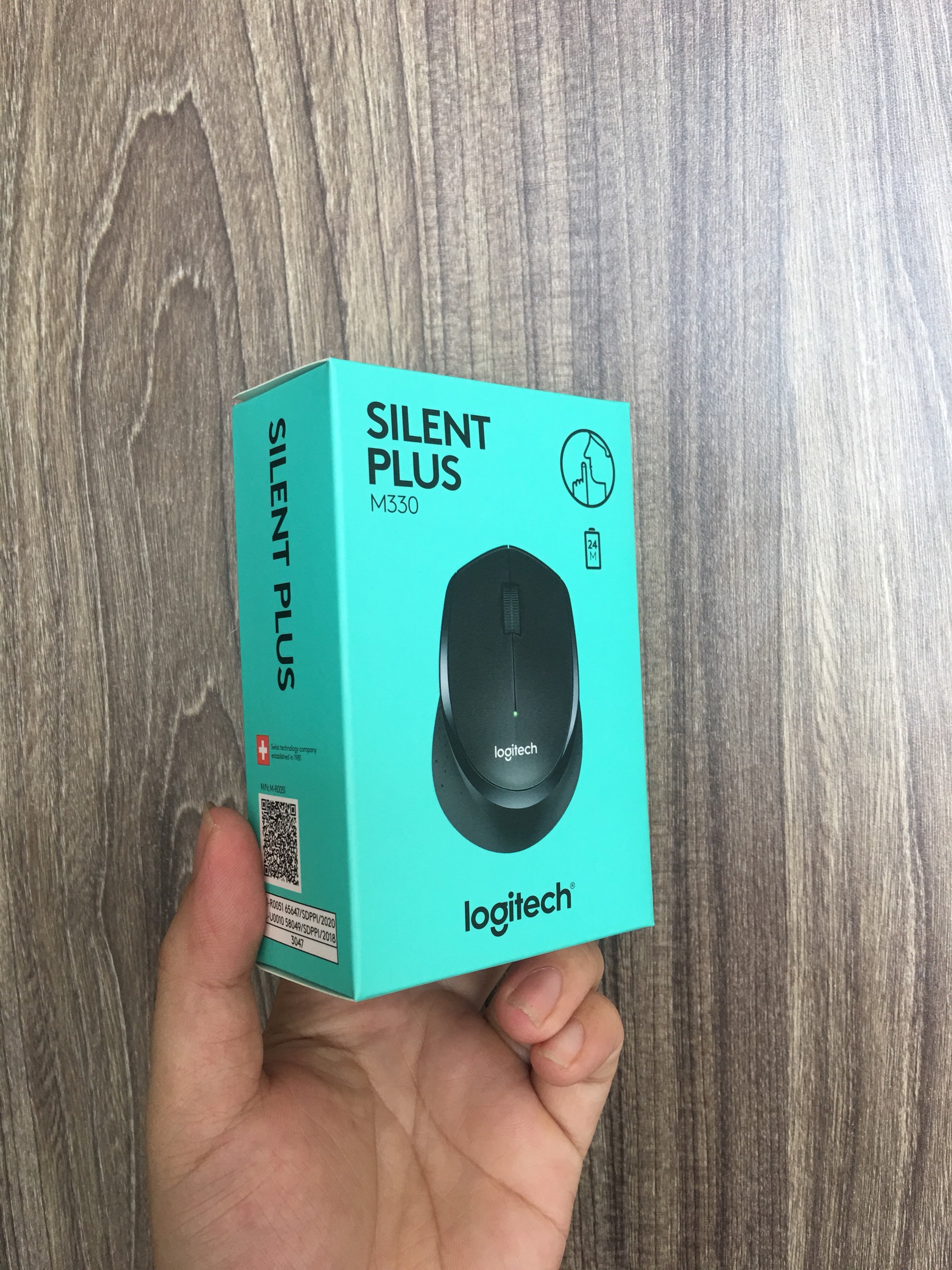 Chuột Không Dây Logitech M330 Silent Plus - Hàng Chính Hãng