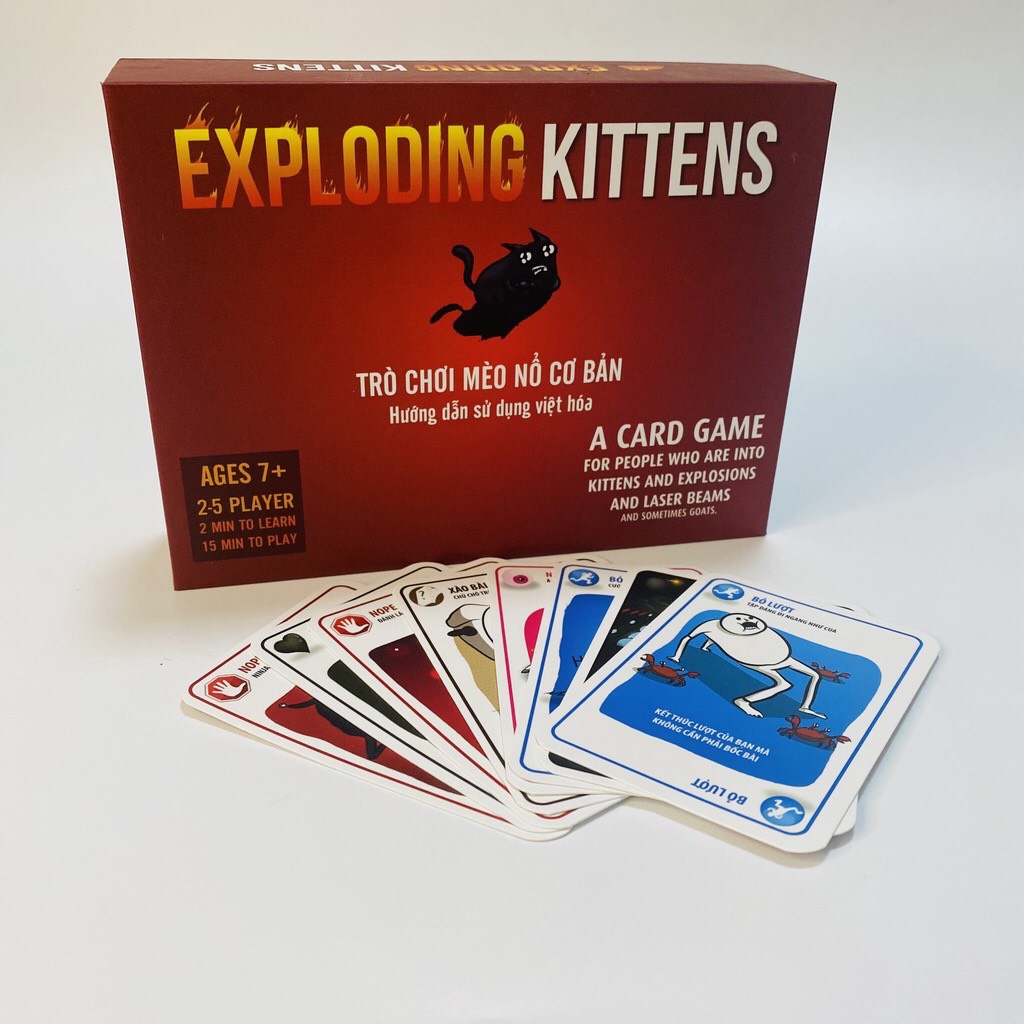 Mèo Nổ hộp cứng TOP BOARDGAME - Exploding Kittens BoardGame