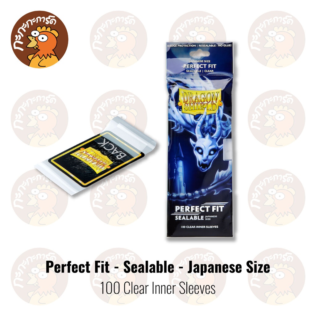 Dragon Shield Japanese size Perfect Fit Sealable 100 Inner Sleeves