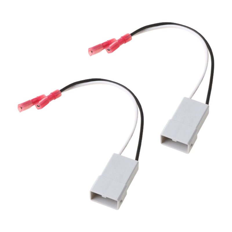 New arrival 2Pcs Car Interior Parts Speaker Wire Harness Adapter Plug Connector for