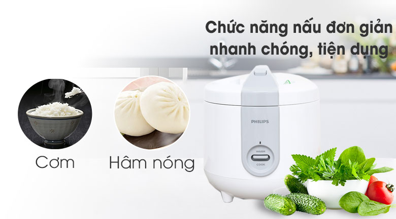 Nồi cơm điện Philips 1.8 lít HD3115 Mới 100%
