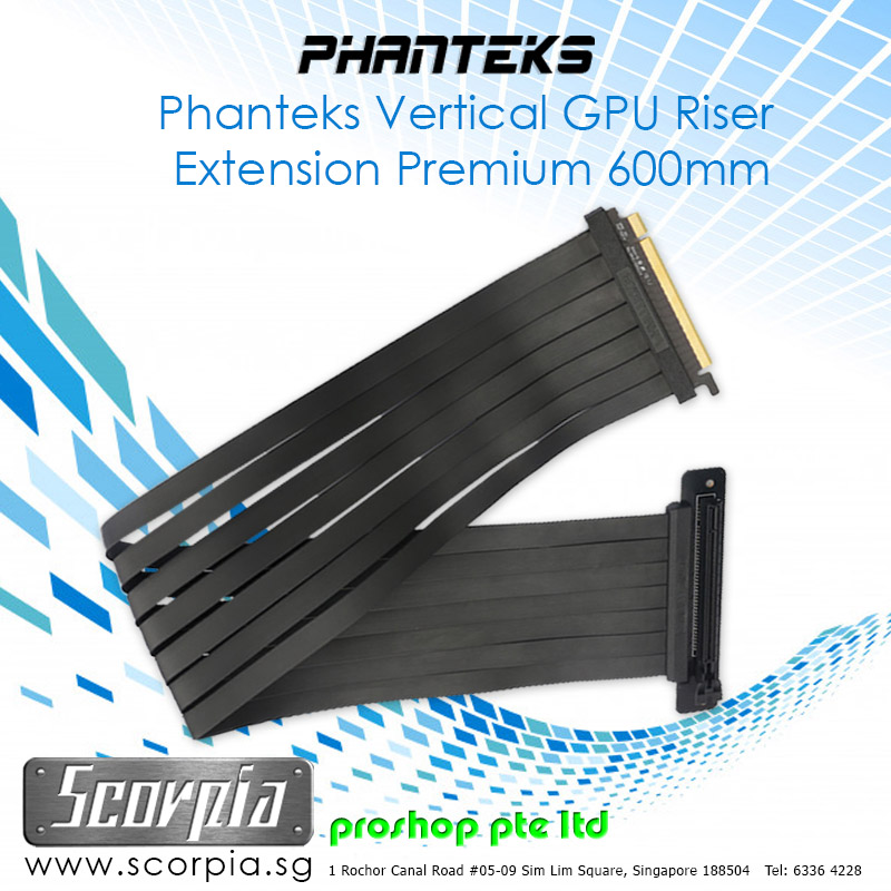 Riser Cable Phanteks P600s Vertical Gpu Mount Phanteks Vertical