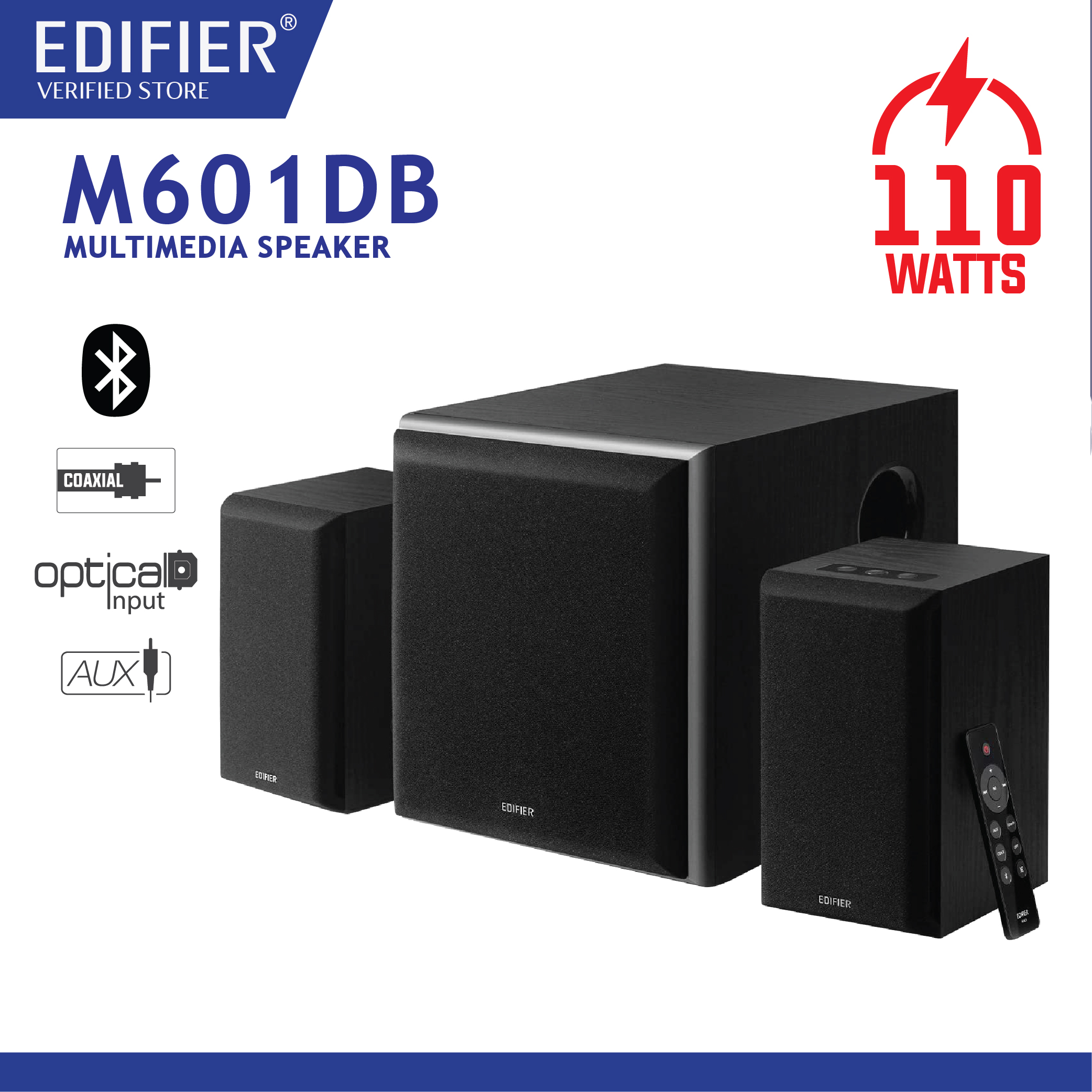 Edifier M601DB 2.1 Bluetooth Speaker Lazada PH