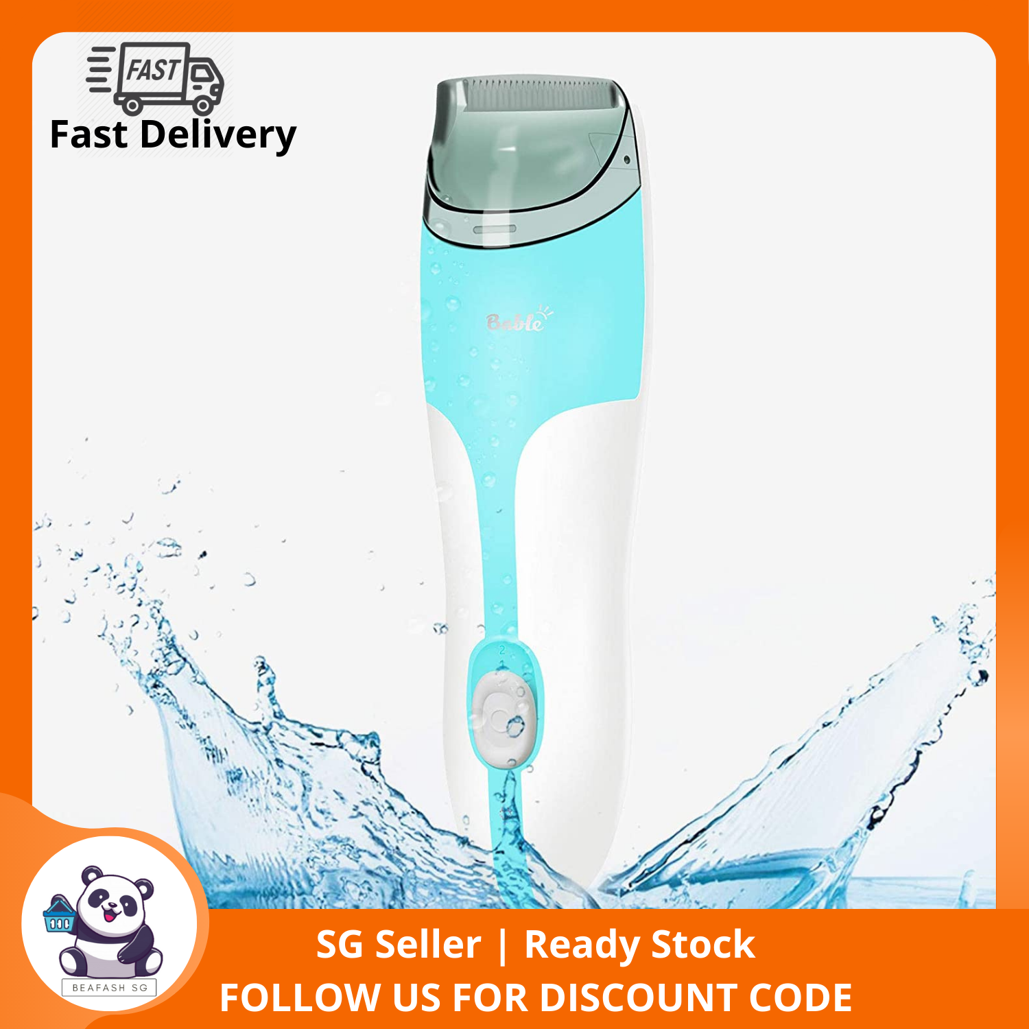 Bable Baby Baby Hair Clipper, Rechargeable Hair Trimmer Kit with