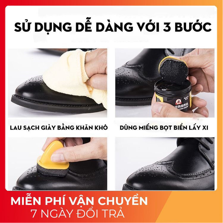 [Xi Giày] Xi Đánh Bóng Giày Da Làm Bóng Nhanh Đồ Da (Phụ Kiện Phú Tỵ)