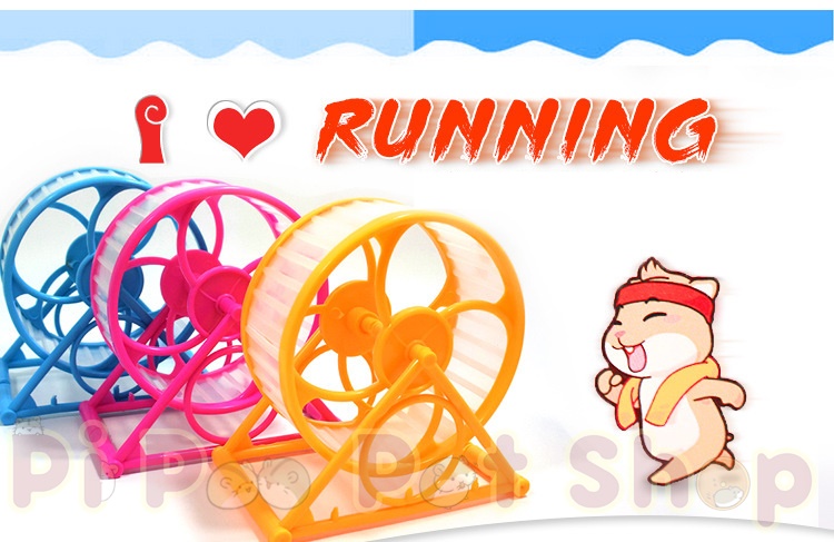 Wheel size lớn cho Hamster - Wheel nhựa tesoro 15cm