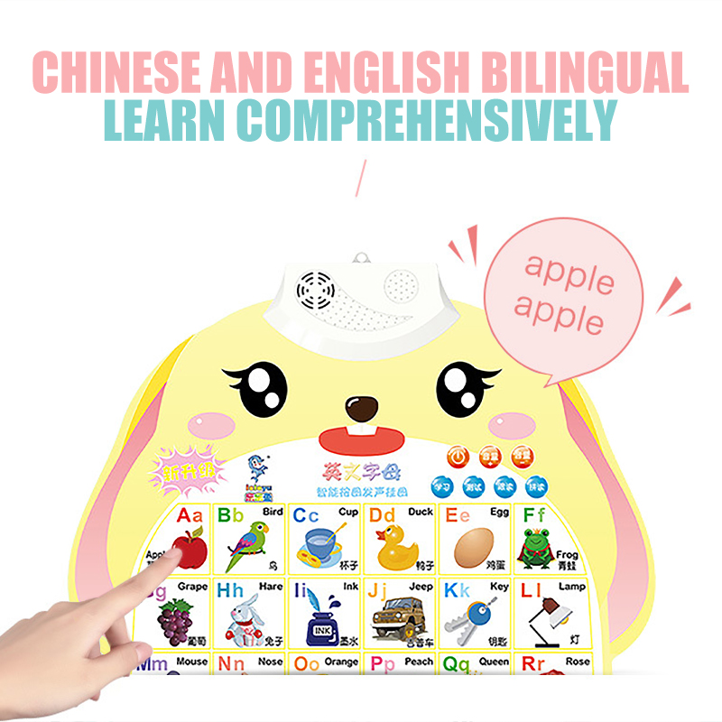 My ABC Talking Friend Interactive Alphabet Toy Talking Poster Wall Chart, Educational Toy for Learning Toddlers, Age 2+ Year Old, Kindergarten, Preschool Boys and Girls