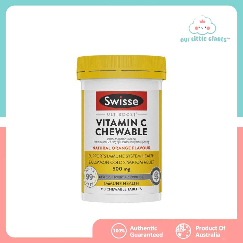 Swisse Ultiboost Vitamin C Chewable 500mg 110 Tablets Lazada