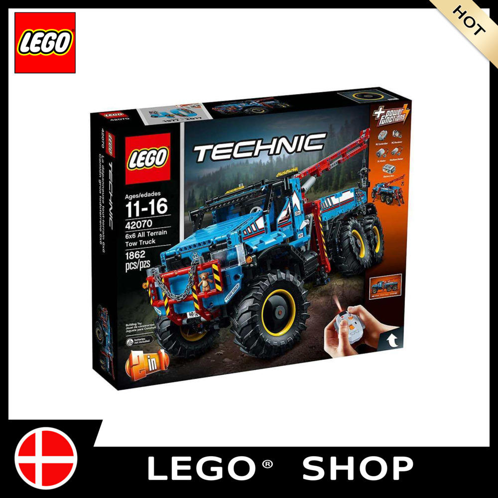 100 Original LEGO 42070 Technic 6x6 All Terrain Tow Truck 1862pcs 11 Block Planet lego toys for boys Lazada PH