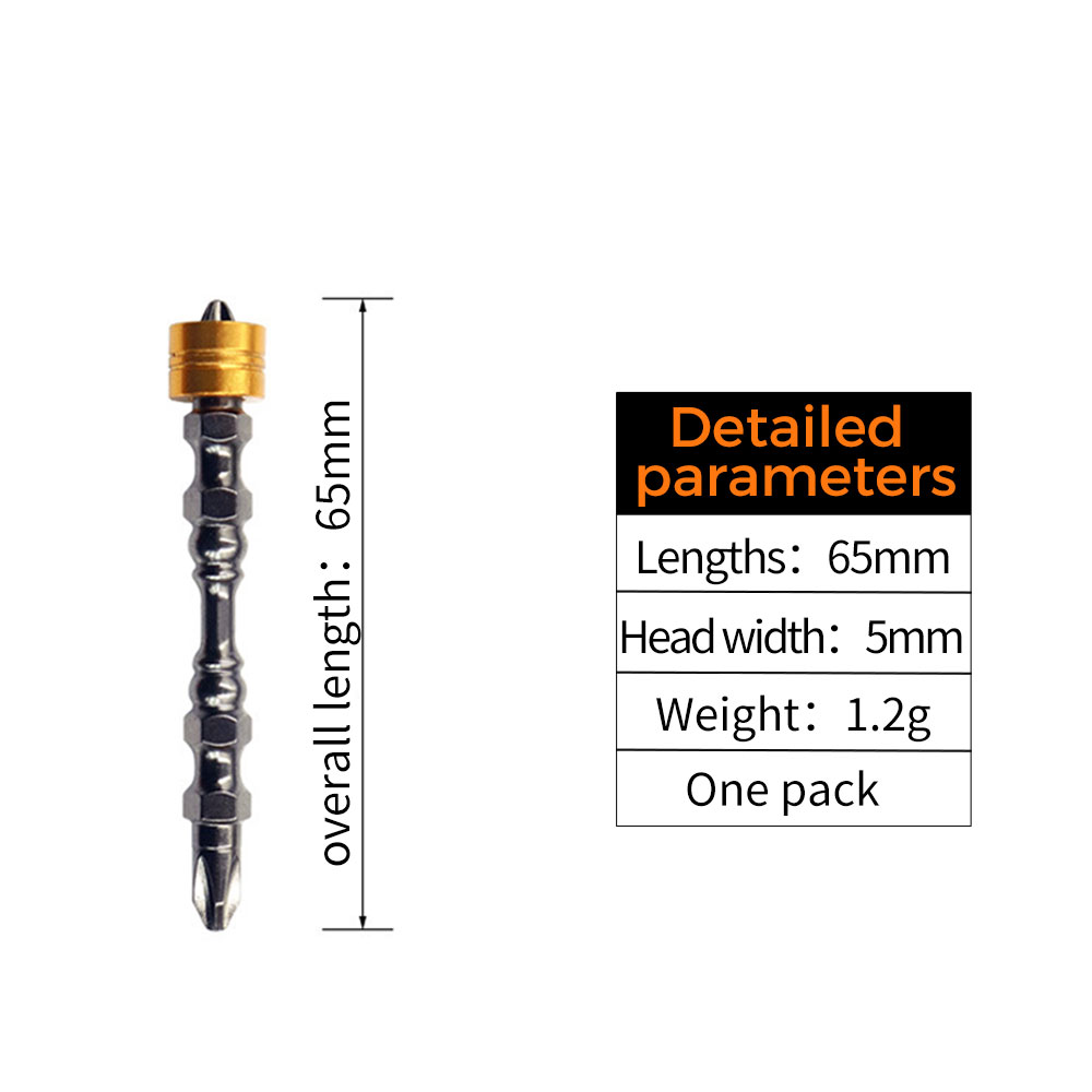 Pcbfun tuốc nơ vít Phillips PH2 độ cứng tua-vít từ tính bit tay cầm hình lục giác đầu tua vít điện