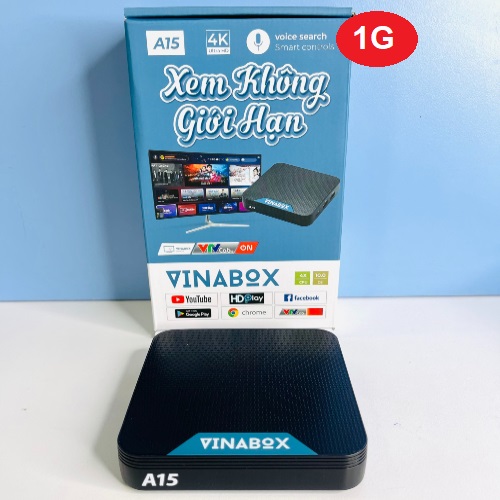 Tivi Box Vinabox A15 Ram 1G Rom 8GB, Android 10.0 (2021)