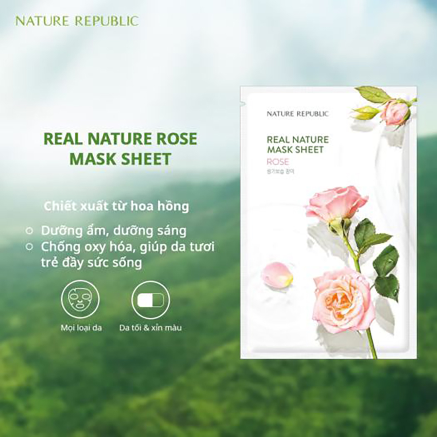 Nature Republic Mặt nạ giấy Real Nature 23ml