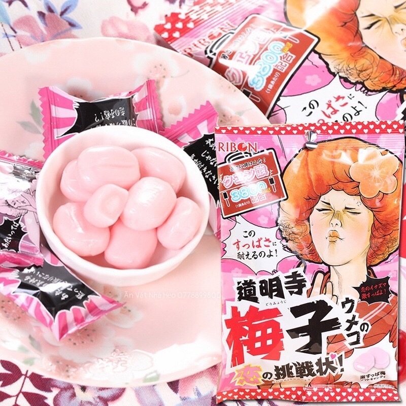 Kẹo Siêu Chua Vị Mơ Ribon 70g