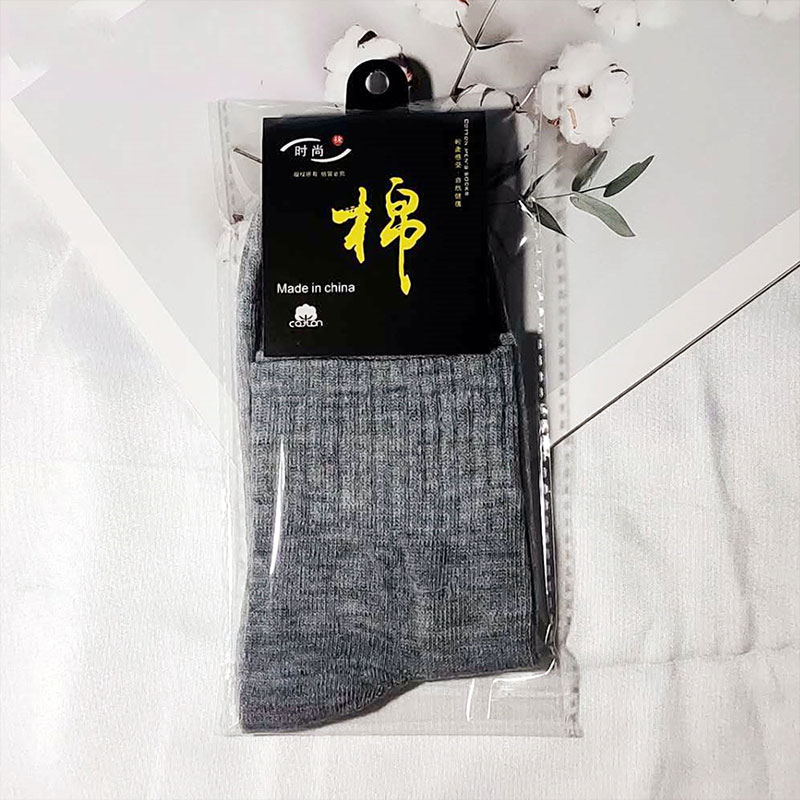 LAL Cotton socks are individually packaged and inexpensive.