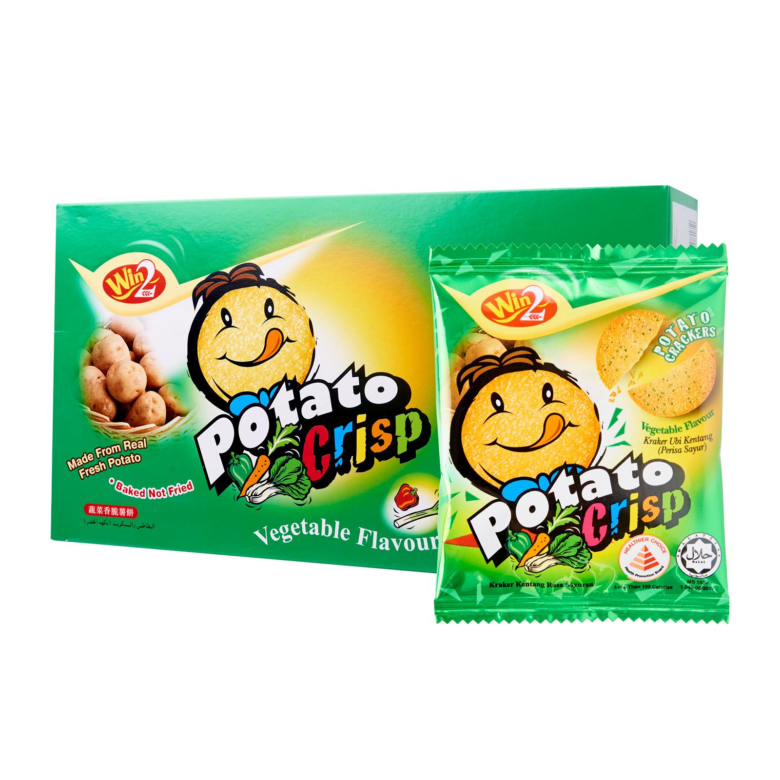Win2 Potato Crisp Cracker Vegetable Flavour | Lazada Singapore