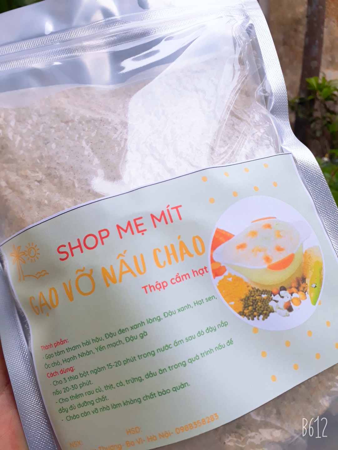 Gạo vỡ nấu cháo cho bé ( thập cẩm hạt 500g)