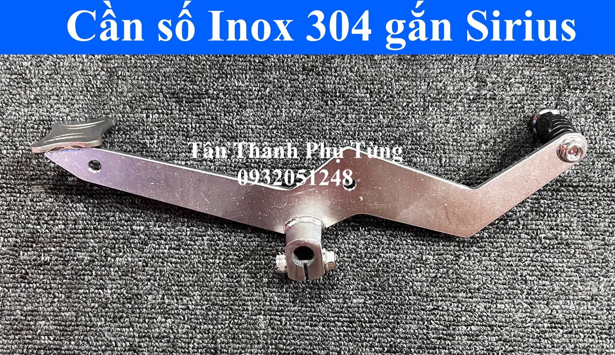 Cần số Inox 304 gắn Sirius