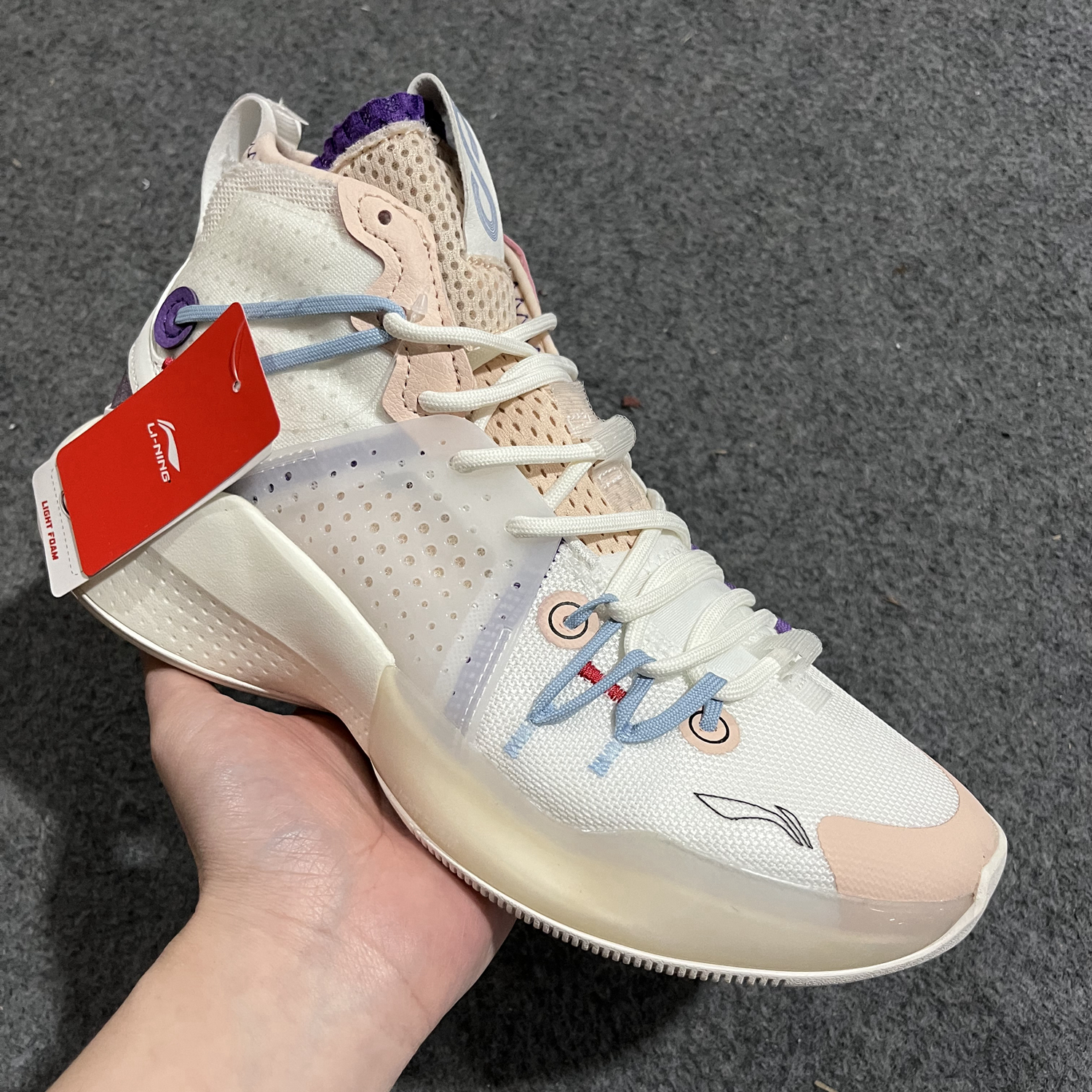 Li-Ning Sonic Basketball Shoe Mens Shoe High Top Breathable