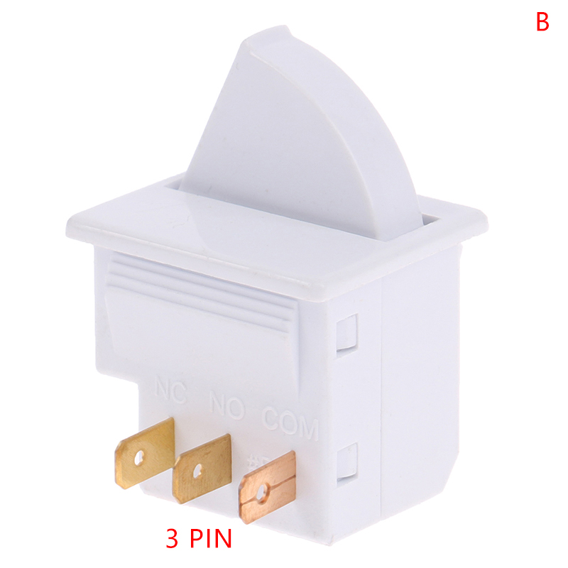 godessing 2-pin 3-pin plug Refrigerator Door Light Switch Parts Control Lighting Compatible With Rongsheng Hisense Haier Refrigerator Light Door Control Switch Parts Replacement