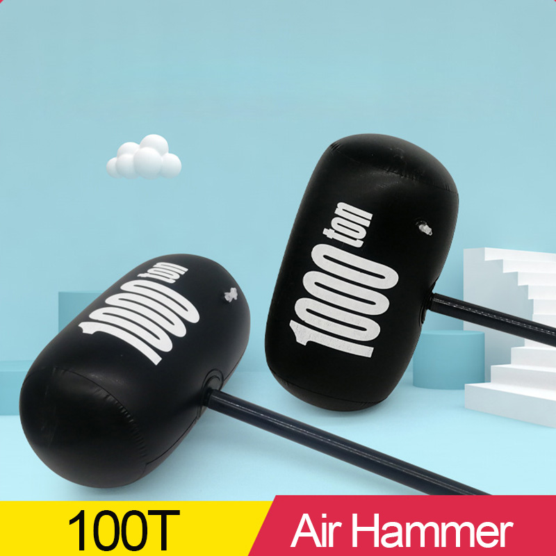 【Best Price Guaranteed】Inflatable Hammer 1000T Mega Air Hammer Pool Party Accessory Swimming Pool Supplies Funny Parent-child Interactive Toy. 
