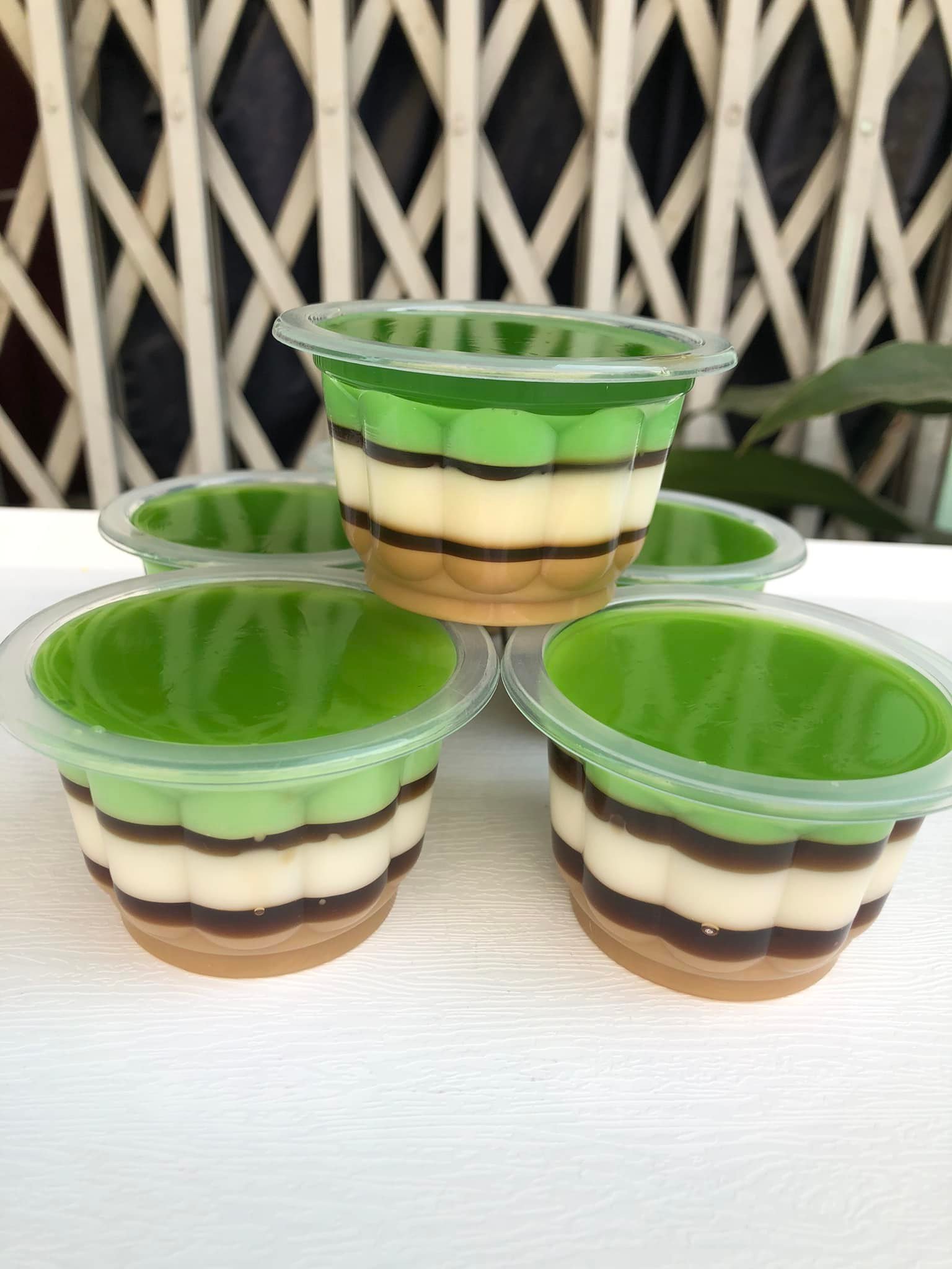 100 Ly Hoa Mai Đựng Rau Câu - Bánh Plan - Pudding 408