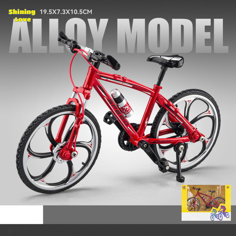 Shininglove 1 8 simulation mountain bike flat head alloy sliding steering - ảnh sản phẩm 4