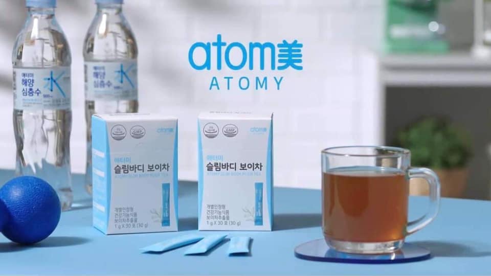 [Pro] Trà hủy mỡ nội tạng và mỡ bụng - Atomy Slim Body Puer Tea thumbnail