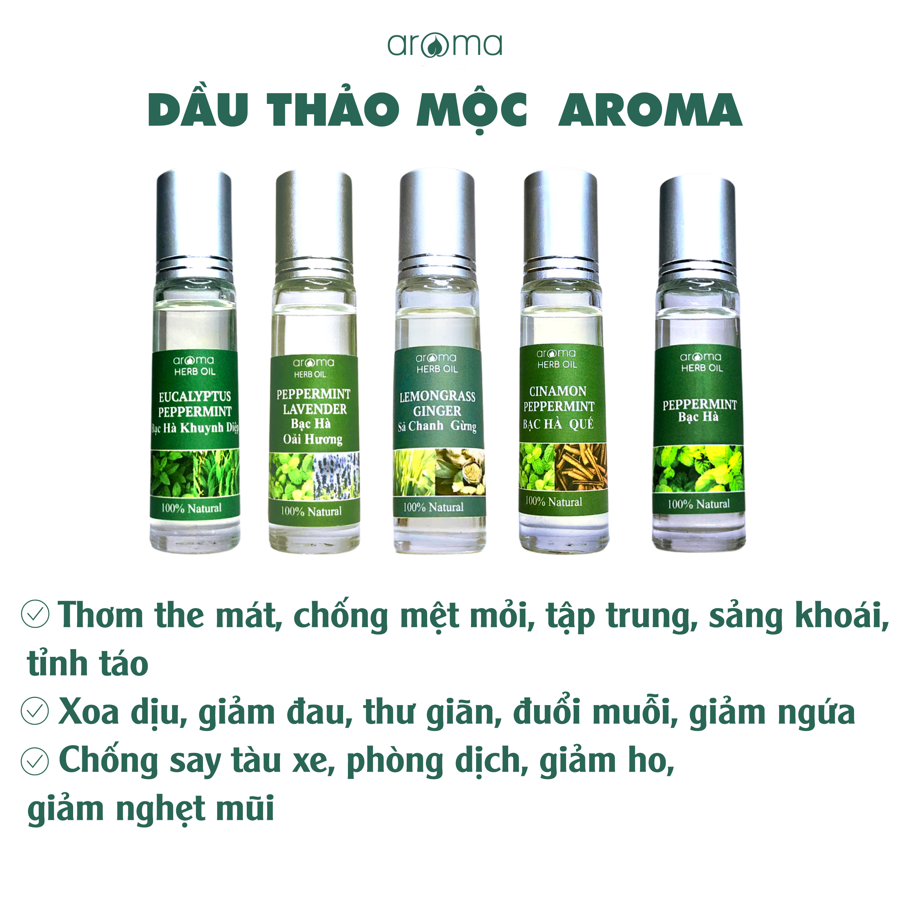 Dầu Lăn tinh dầu Chống muỗi - Mosquito Roll On