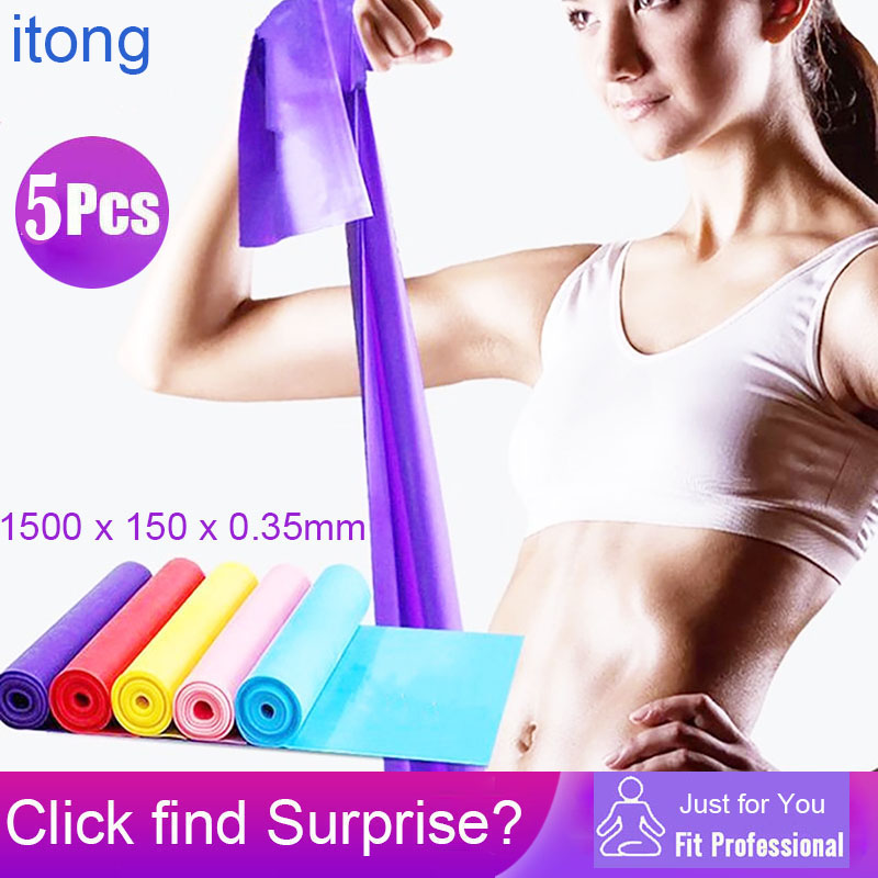 Resistance Bands Fitness Physio Theraband Yoga Exercise Training bands 1.5m L 