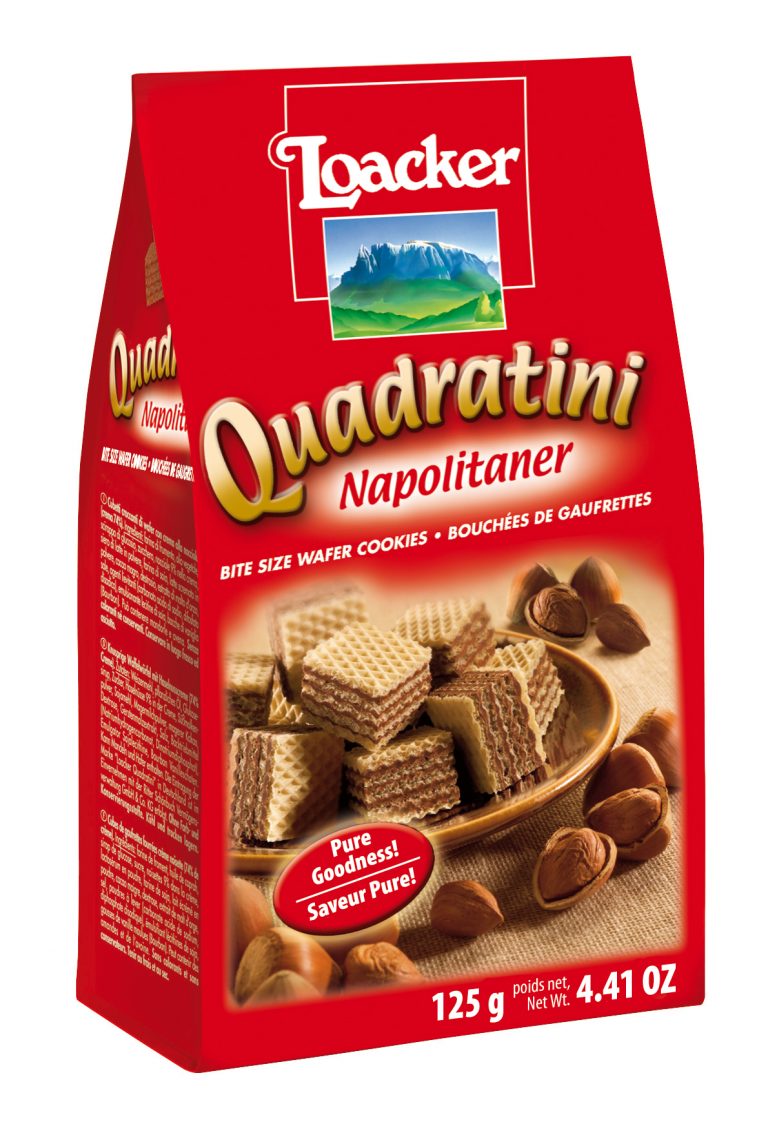 Bánh Xốp Quadratini Loacker 125g